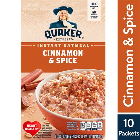 Is Quaker Oatmeal Cinnamon and spice vegan